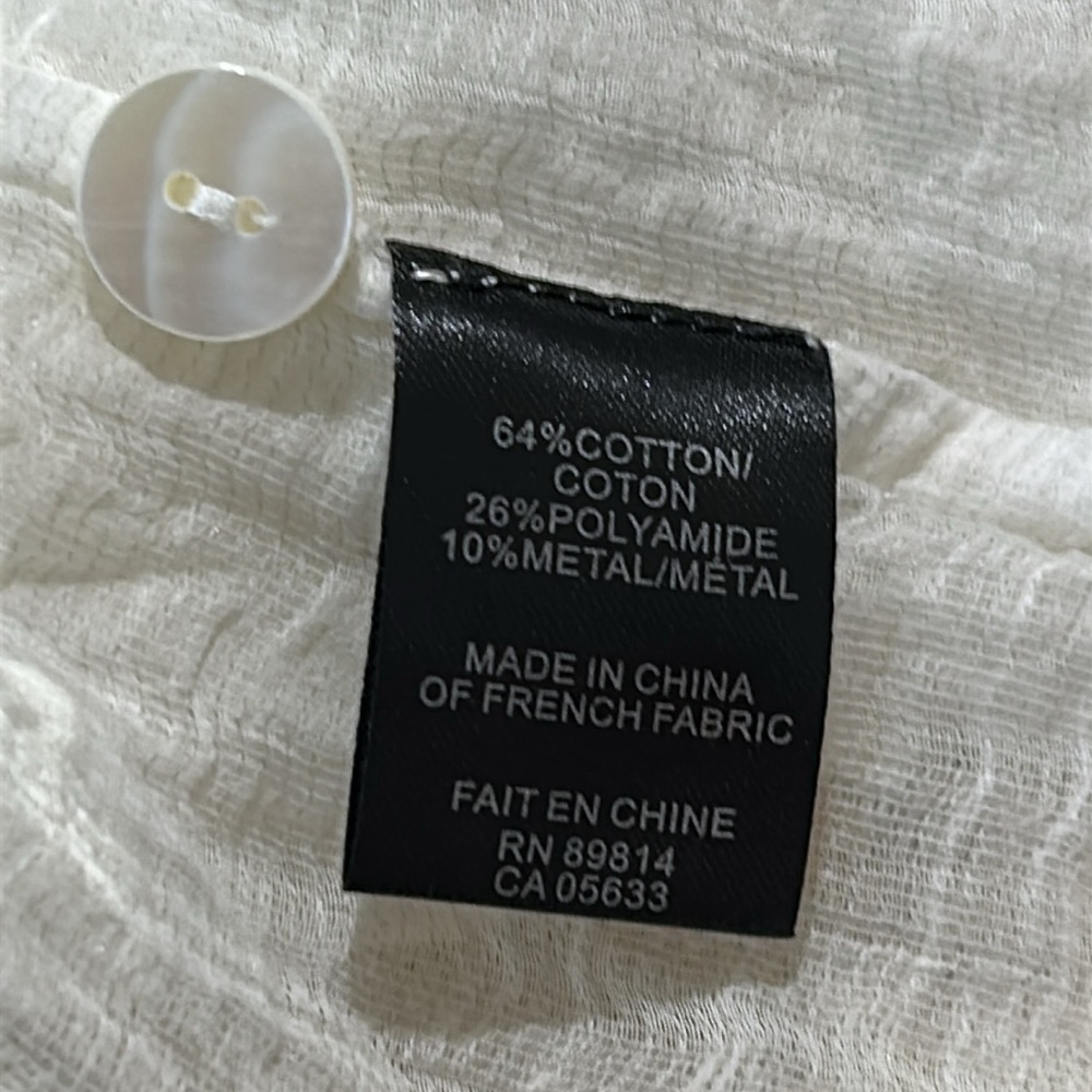 Stella Carakasi Sheer Cotton Open Jacket S - Picture 7 of 7